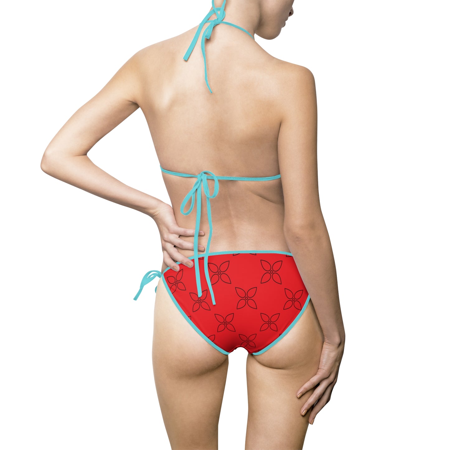 Chic Bikini Set – Elegant & Trendy Badeanzug rot