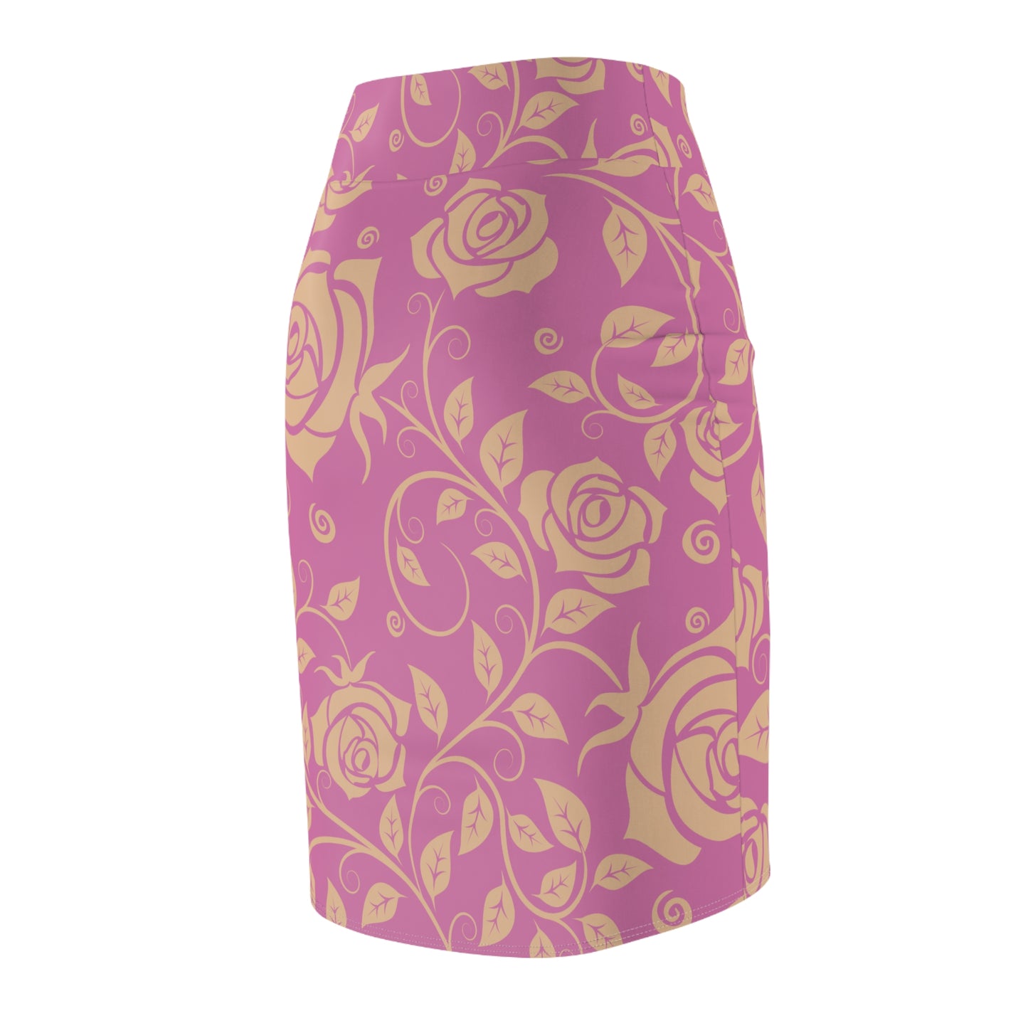 Damen Rock Floral Bleistift Elegant Business Event