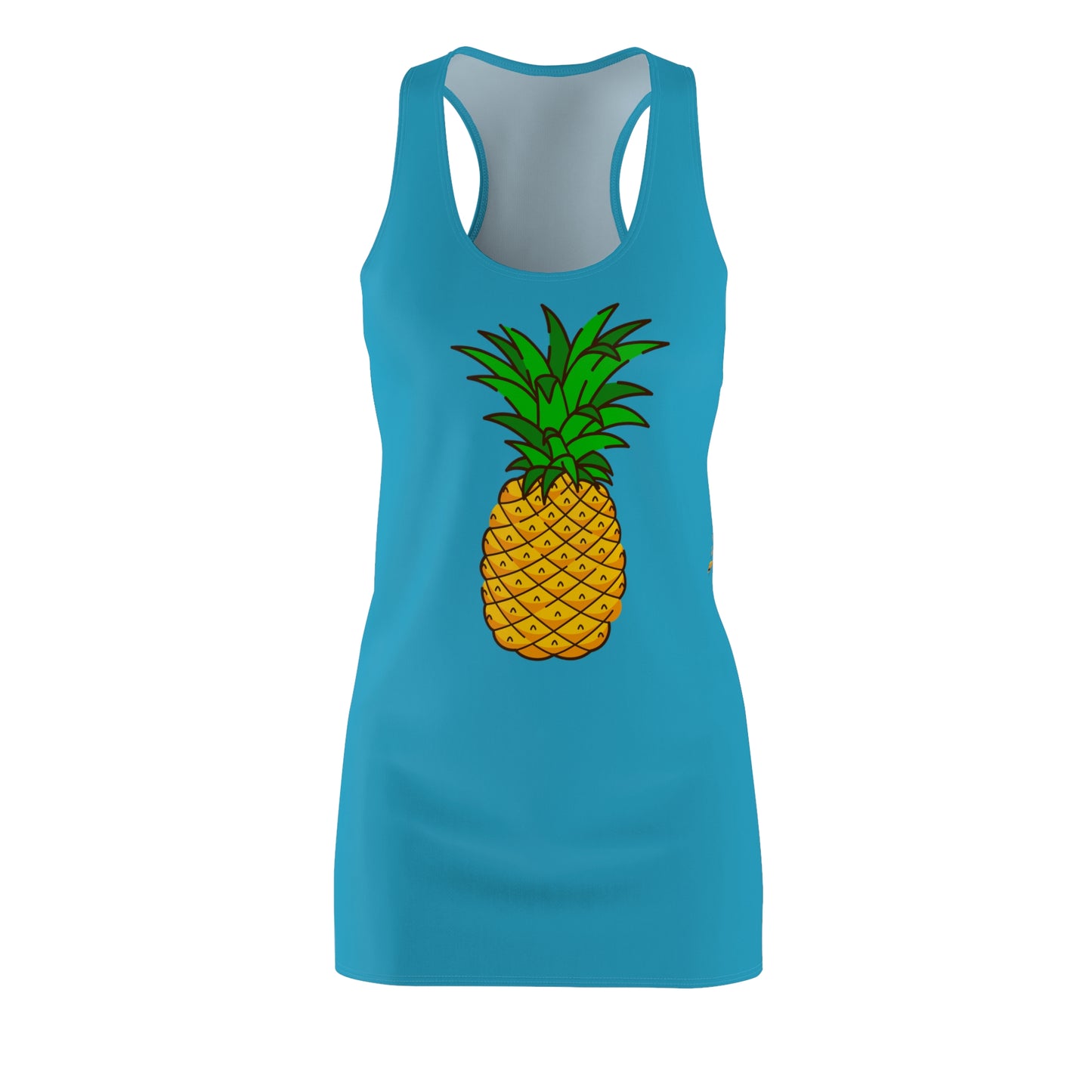 Ananas Racerback Kleid – Tropisches Sommerkleid