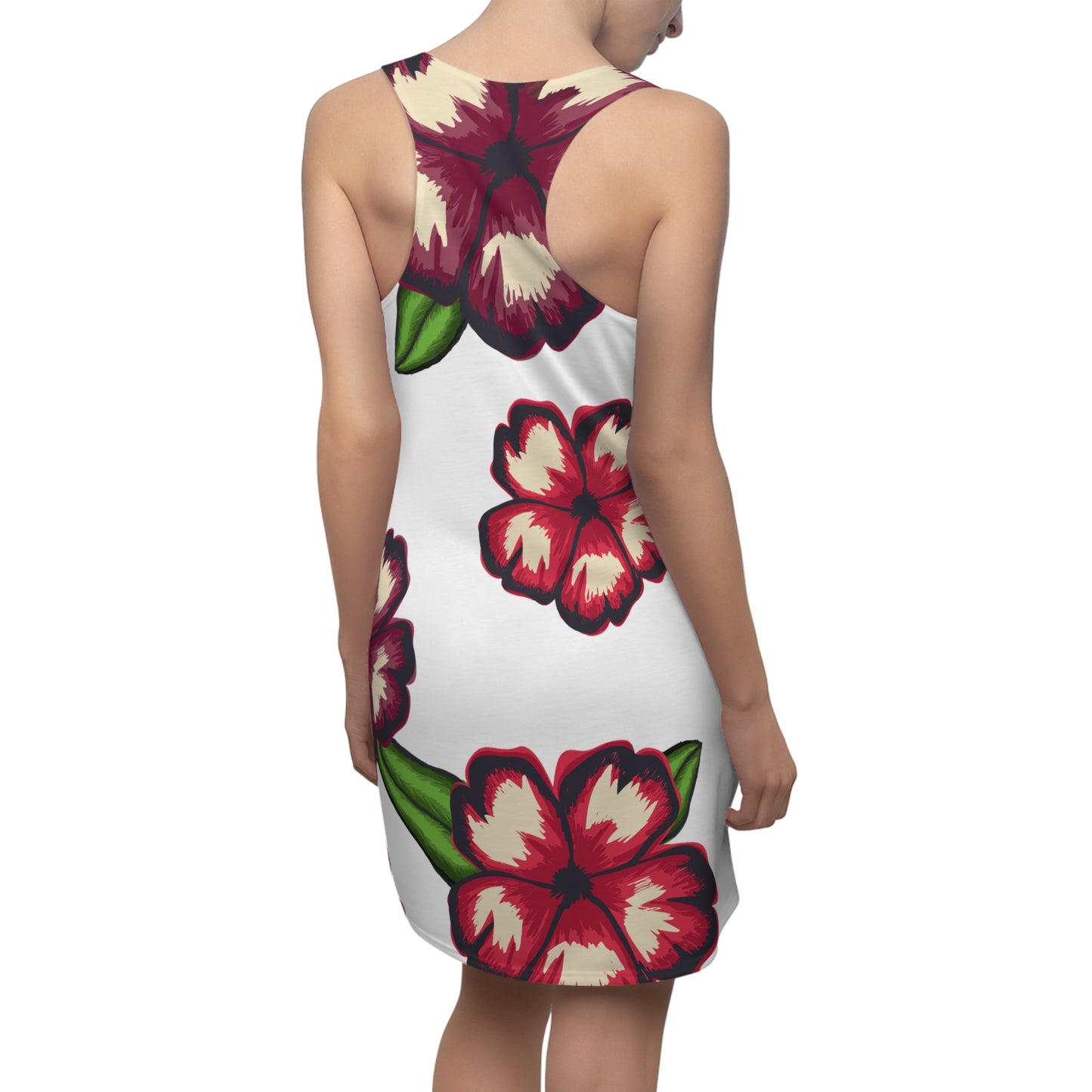 Hibiskus Racerback Kleid – Stylishes Sommerkleid