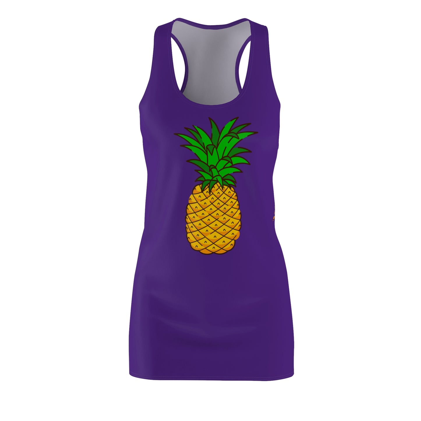Ananas Racerback Kleid – Tropisches Sommerkleid