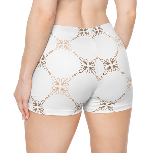 Damen Shorts Elegant Muster Stilvoll Bequem Sommer
