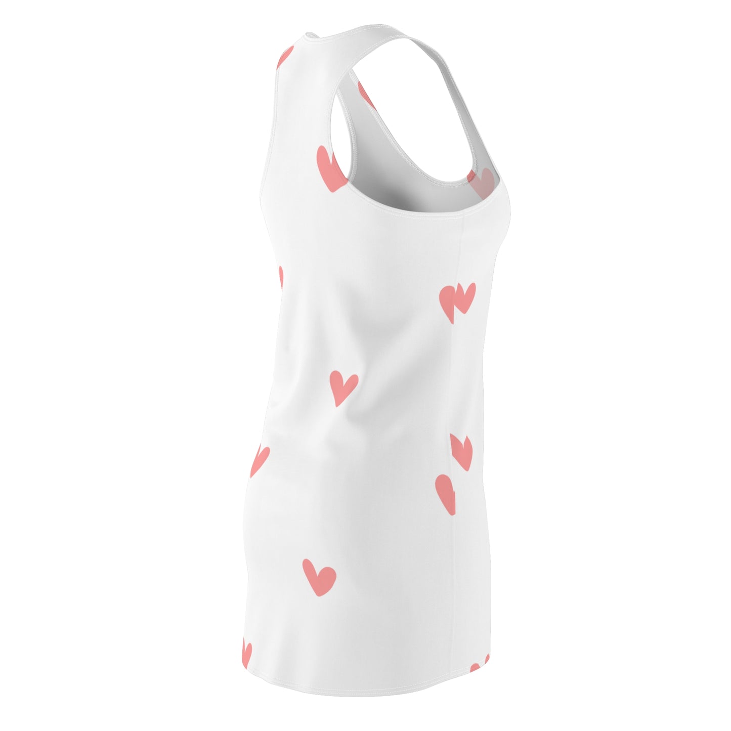 Racerback Kleid mit zartem Herzmuster – Sommerkleid für Damen Cute