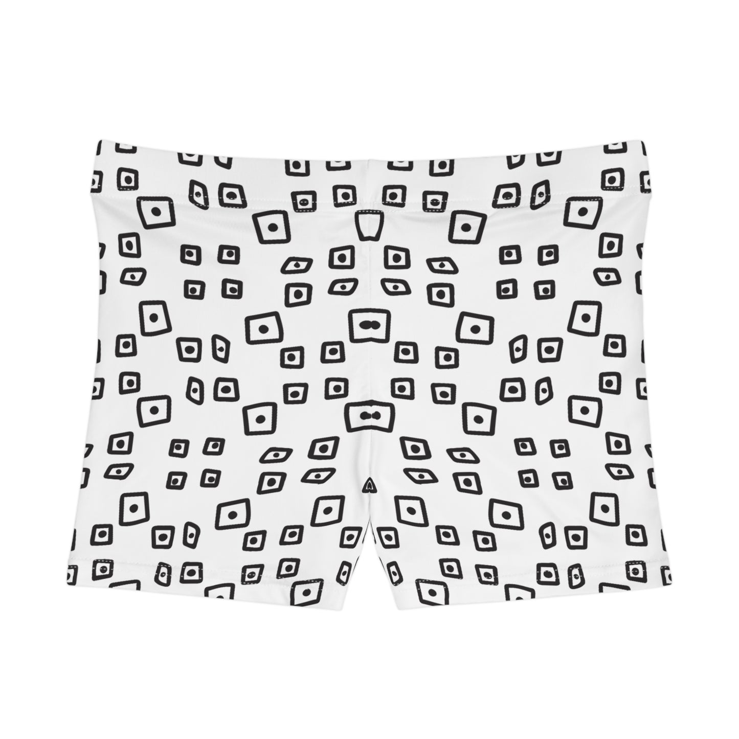 Damen Shorts Grafik Quadrat Print Stylisch Bequem Vielseitig
