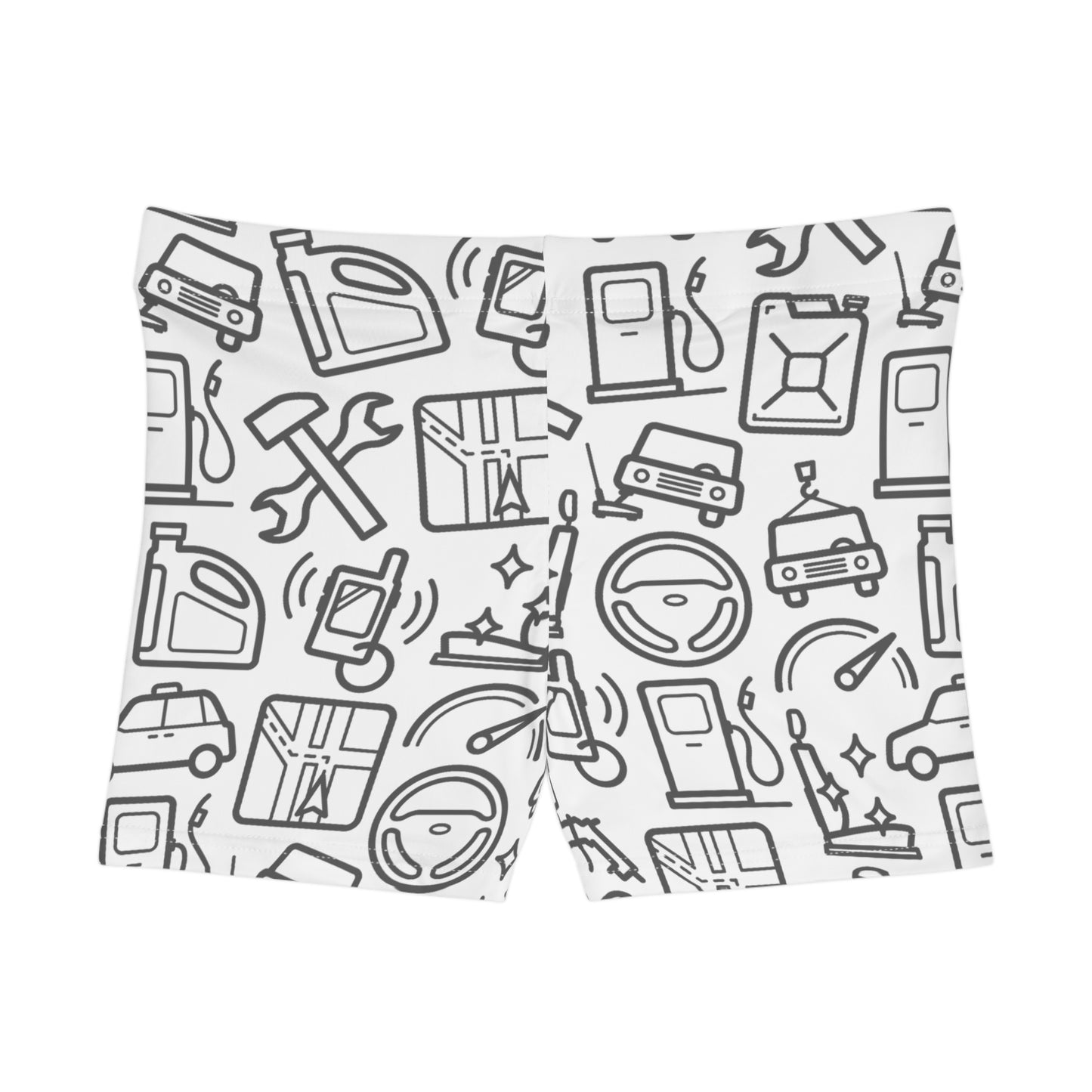 Damen Shorts Illustration Print Activewear Sommer Freizeit Sport