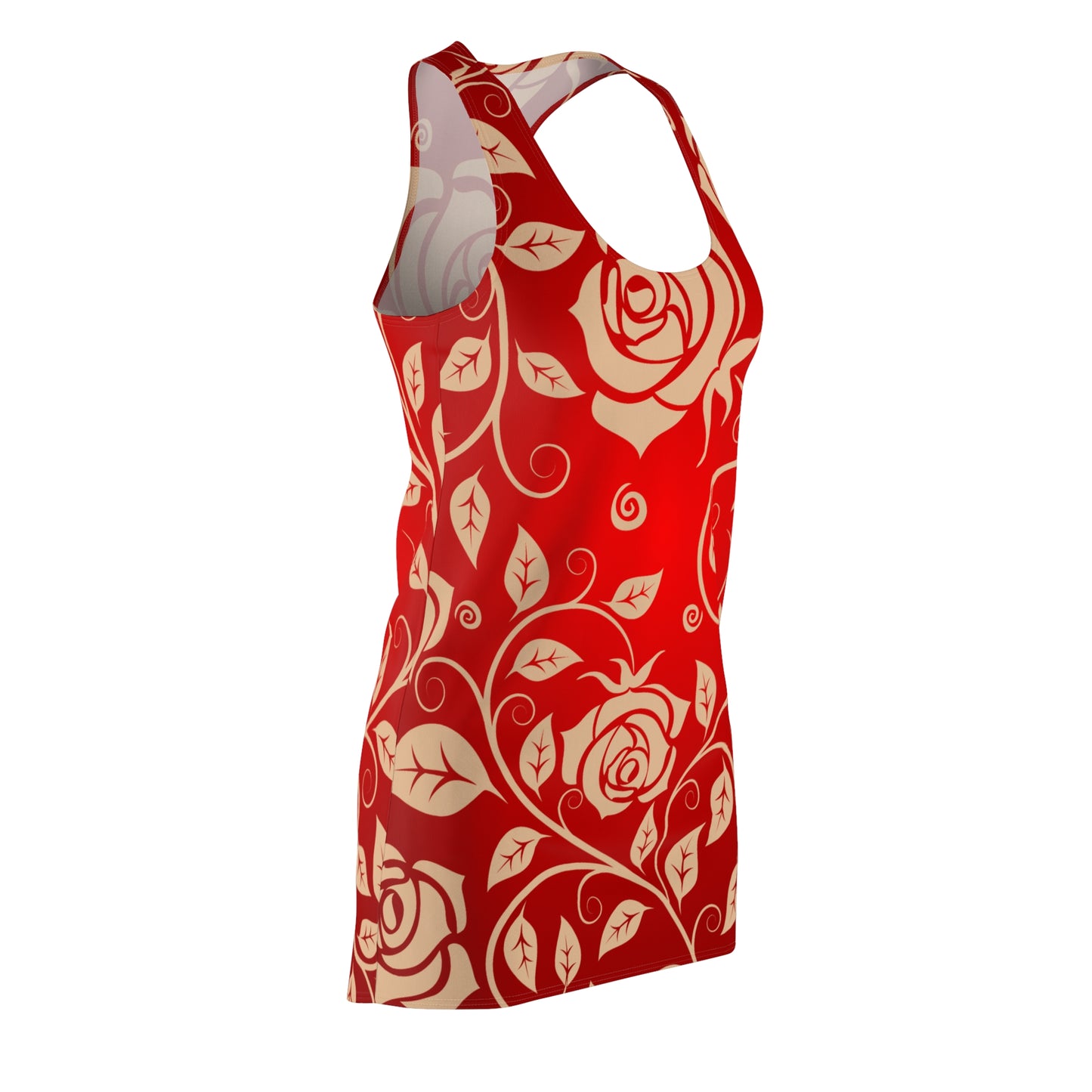 Rot Rose Racerback Kleid – Elegantes Sommerkleid
