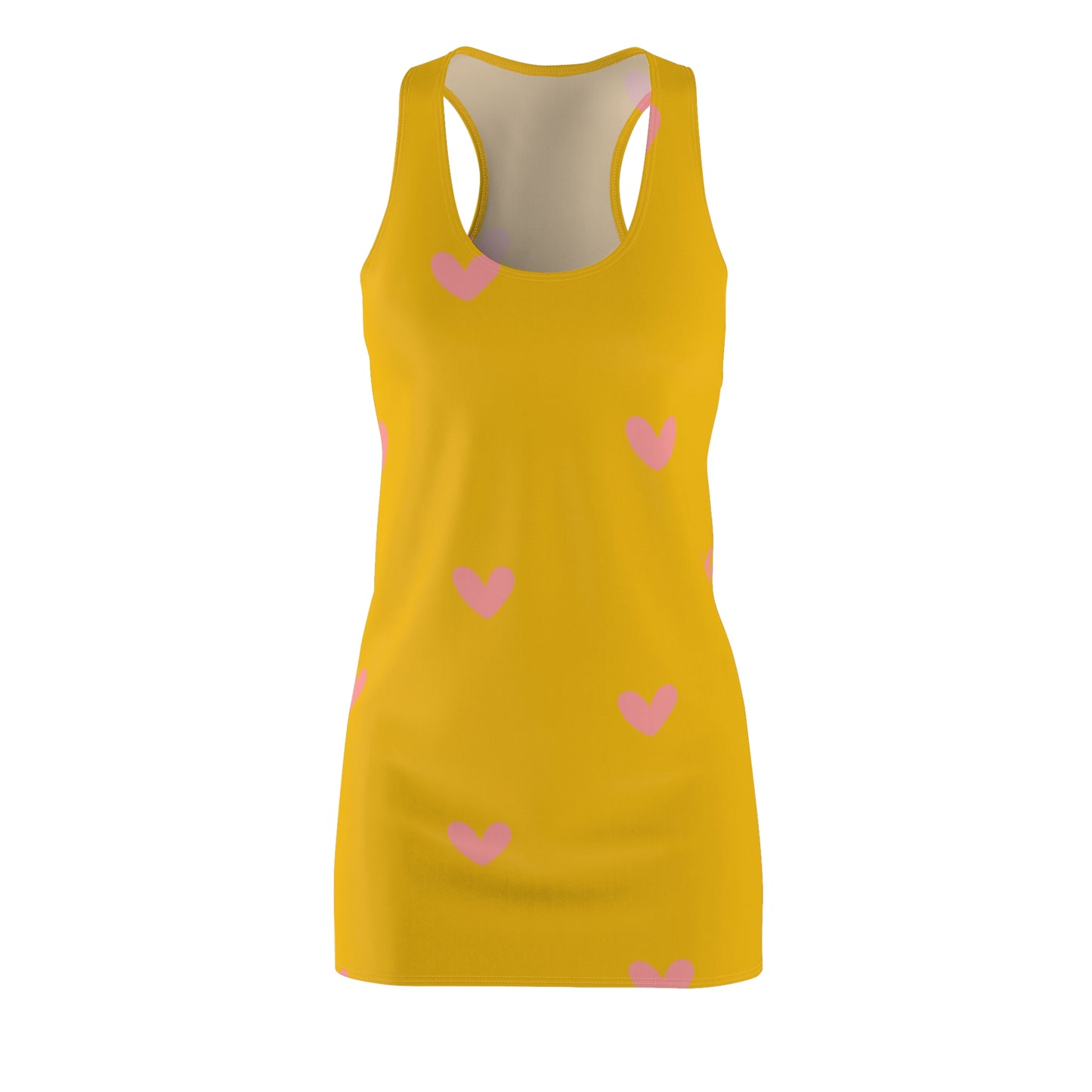 Racerback Kleid mit zartem Herzmuster – Sommerkleid für Damen Cute