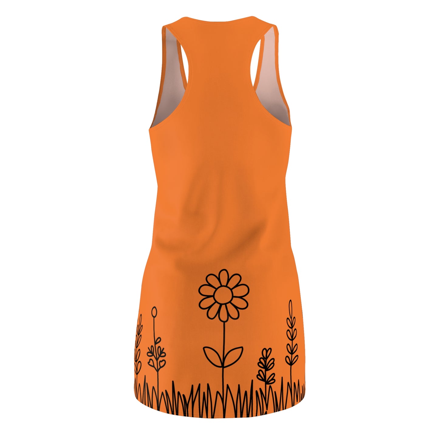Crusta Blumen Racerback Kleid – Bequemes Sommerkleid