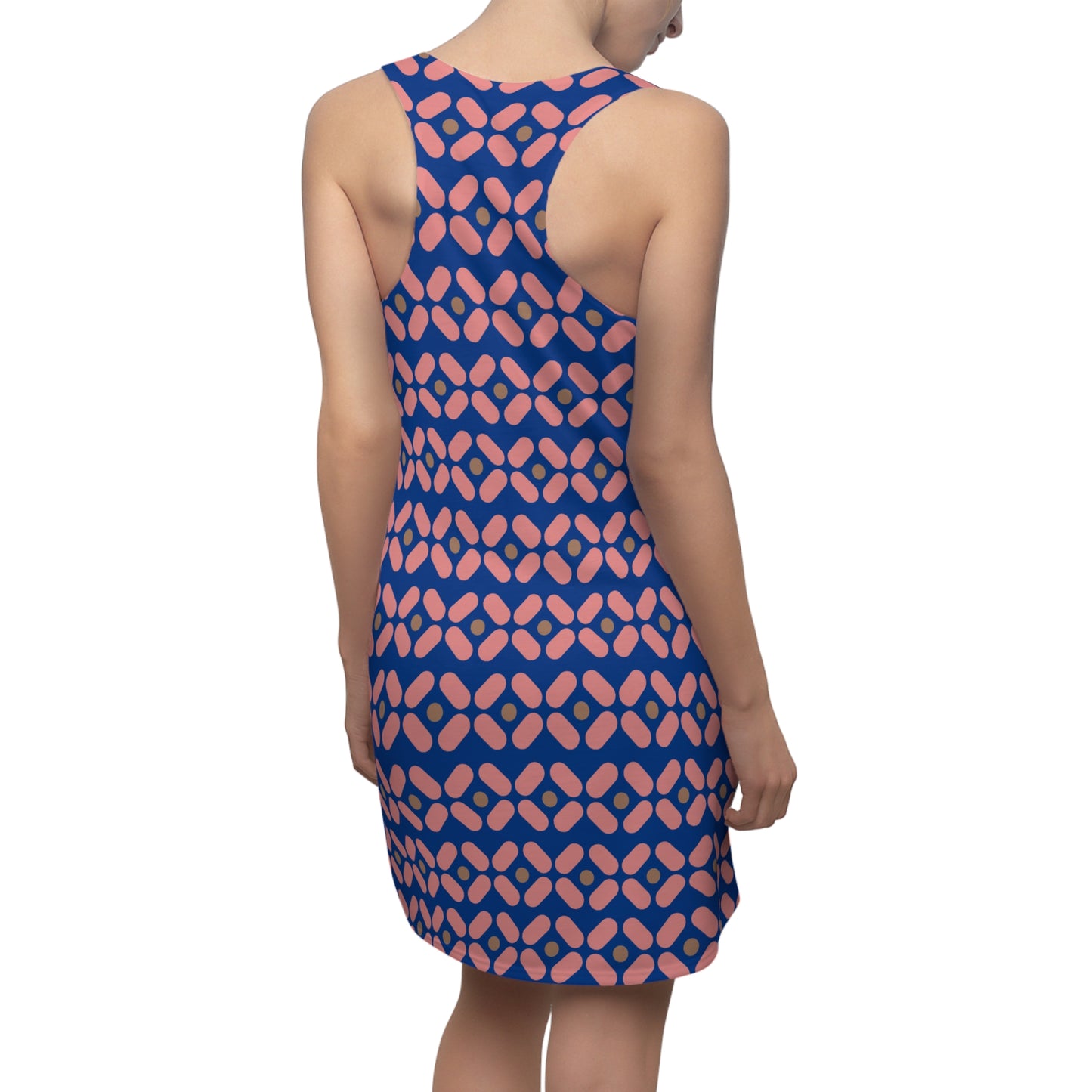 Blau Rosé Racerback Kleid – Chic Sommerkleid