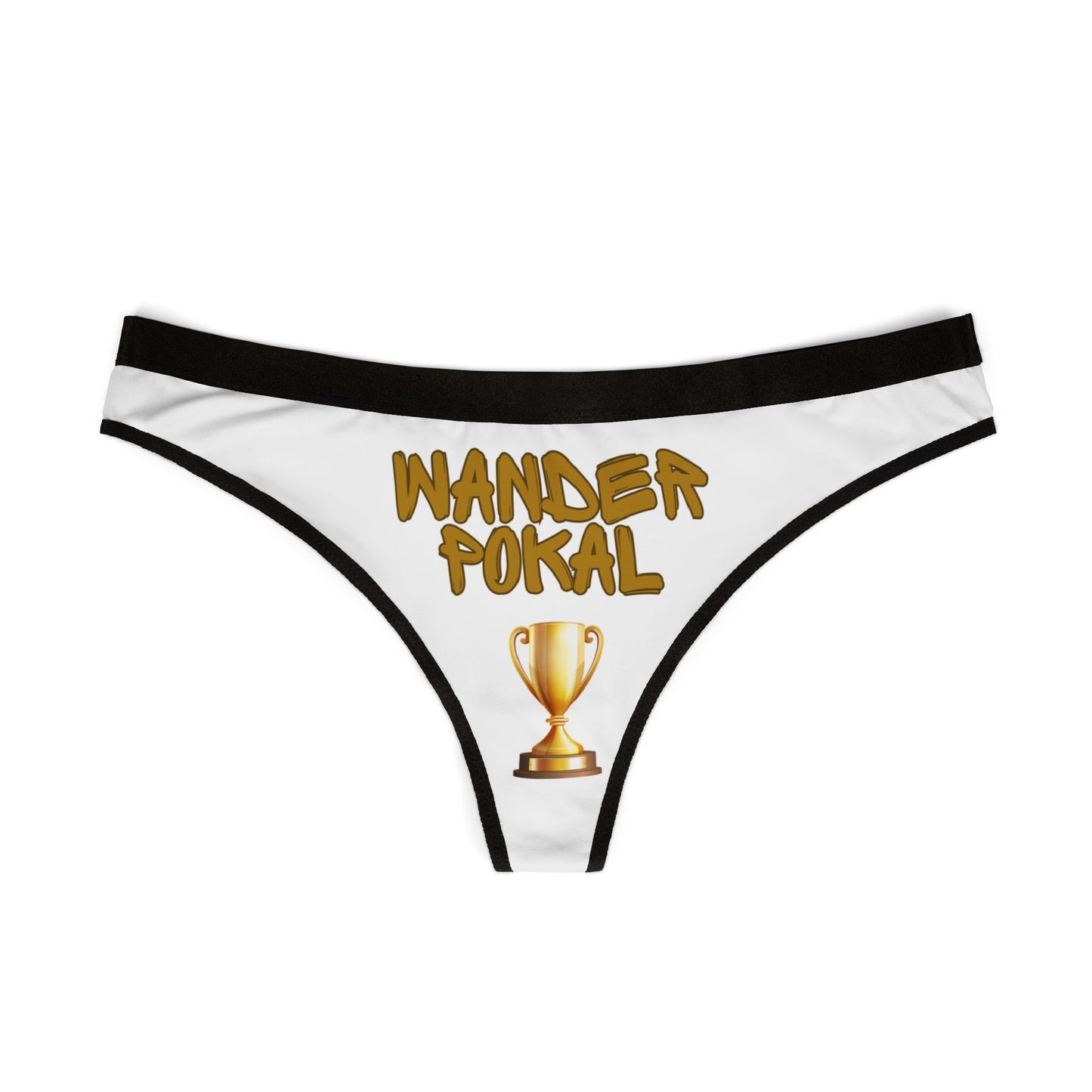 Damen Thong Unterwaesche Bequeme Atmungsaktive Slips mit Pokal