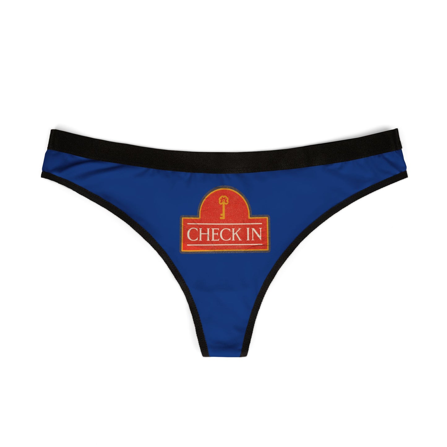 Blaues Damen Thong Unterwäsche Bequeme Atmungsaktive Slips MauserDesign