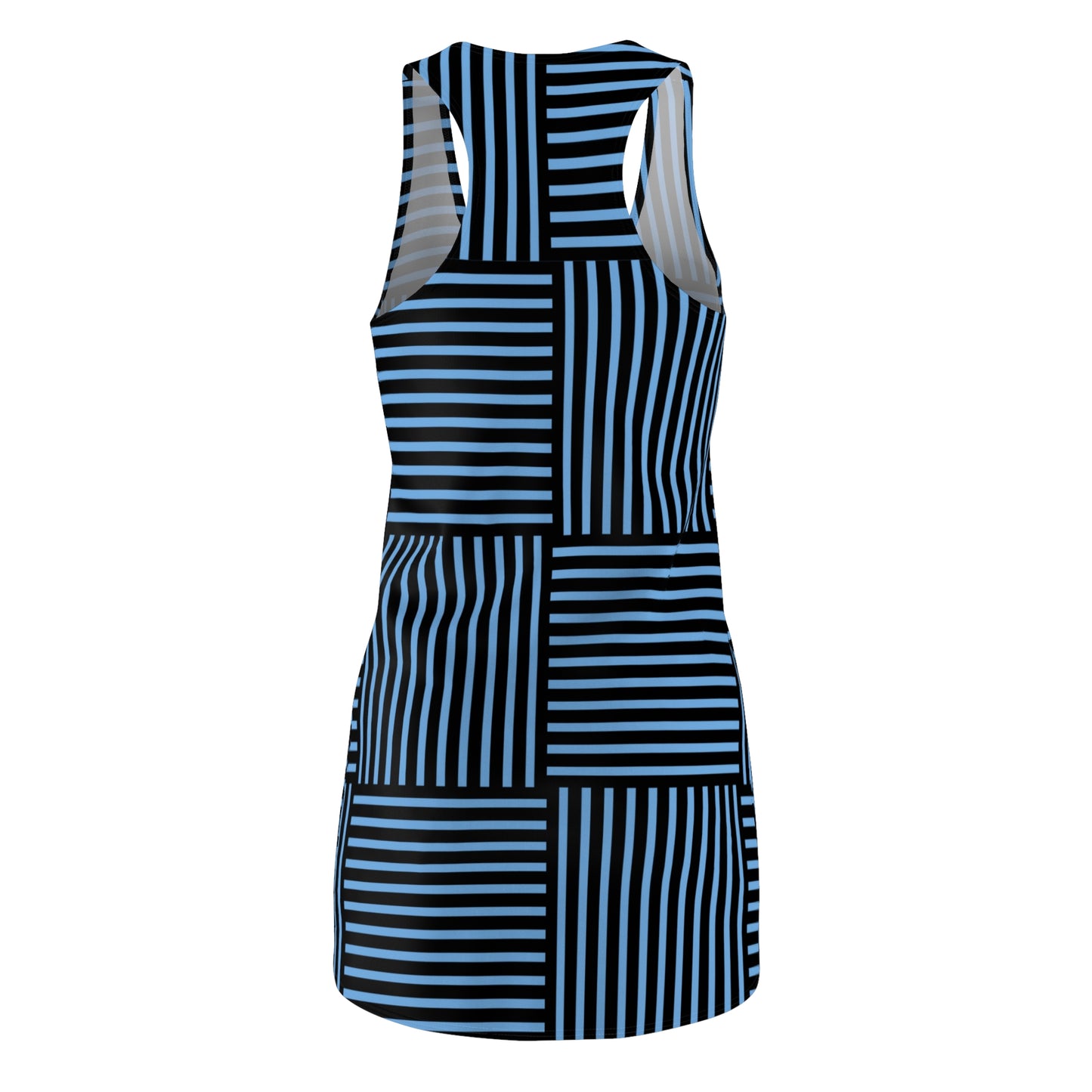 Streifen Racerback Kleid – Modernes Sommerkleid