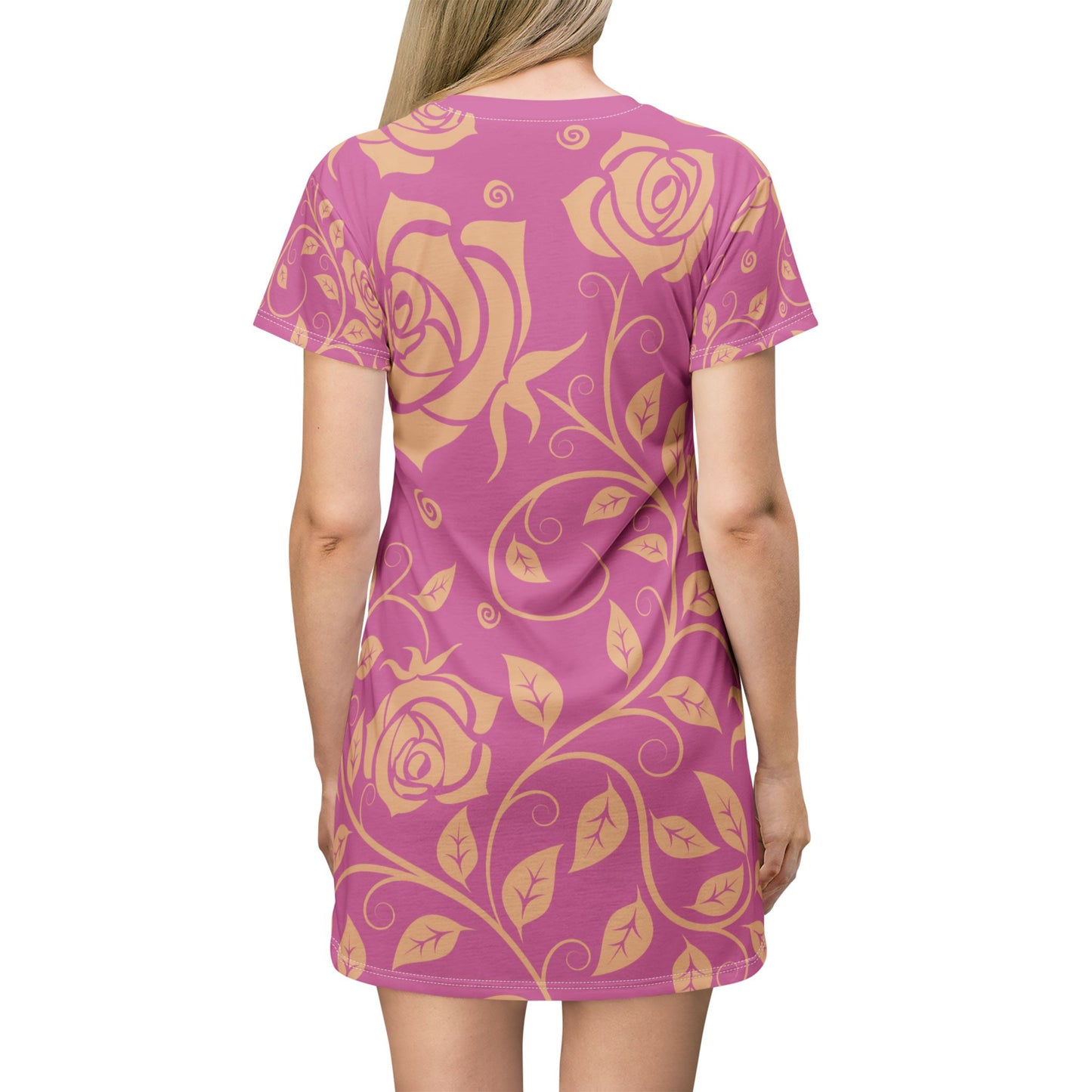 Rosanes Damen Kleid Blumen T Shirt Style Sommer Boho Casual