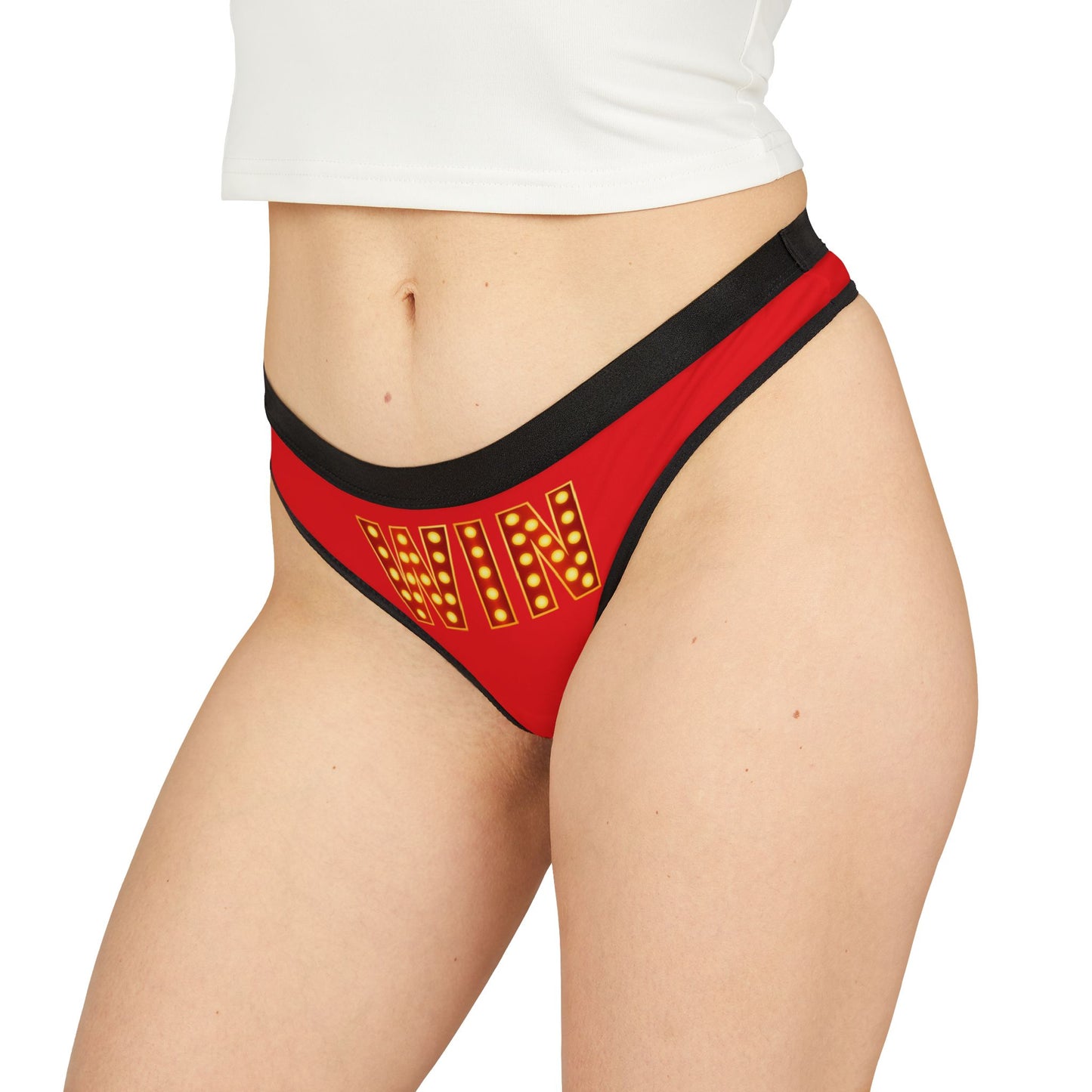 Damen Thong Unterwäsche Bequeme Atmungsaktive Slips Motiv Win
