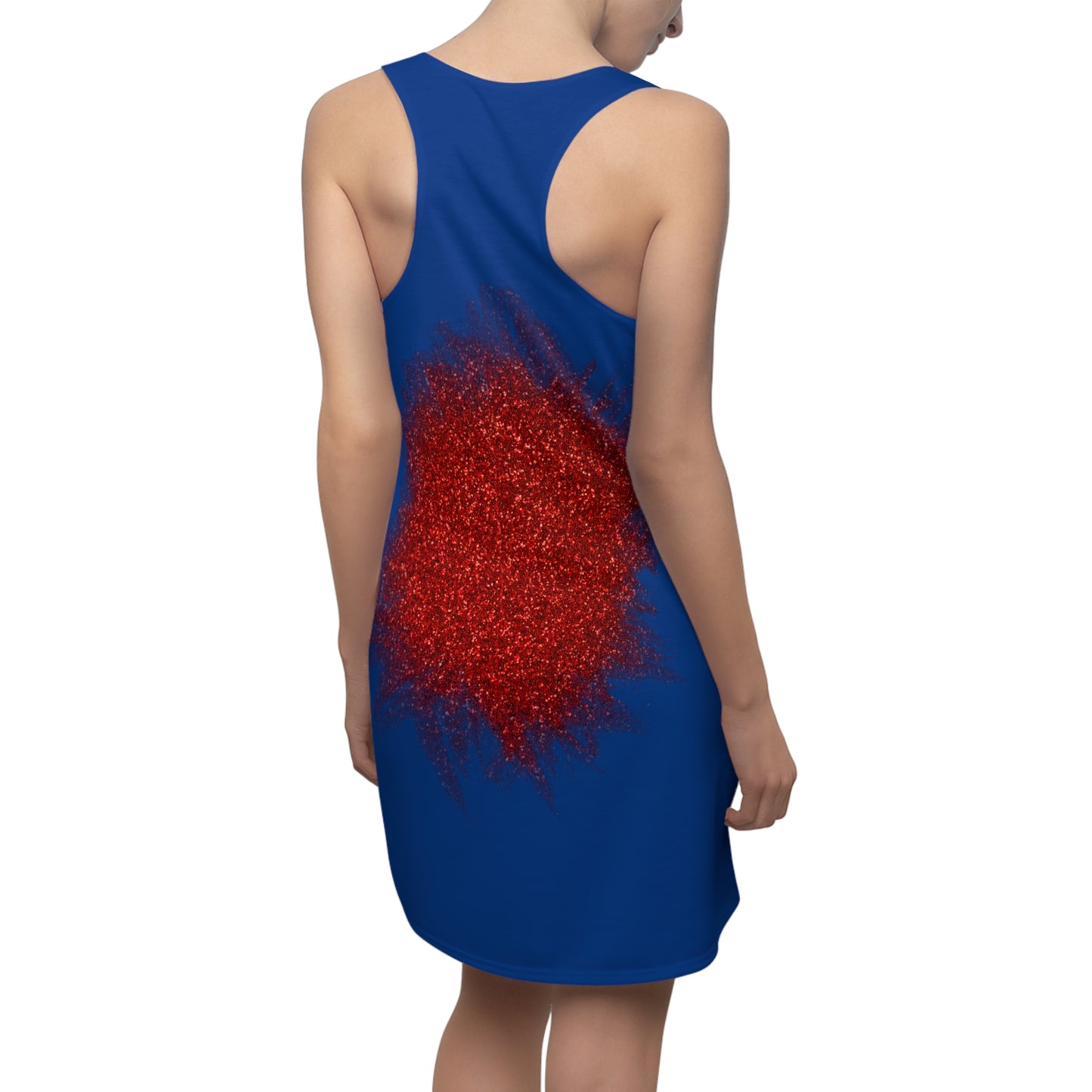 Rot Sparkle Racerback Kleid – Stylishes Partykleid