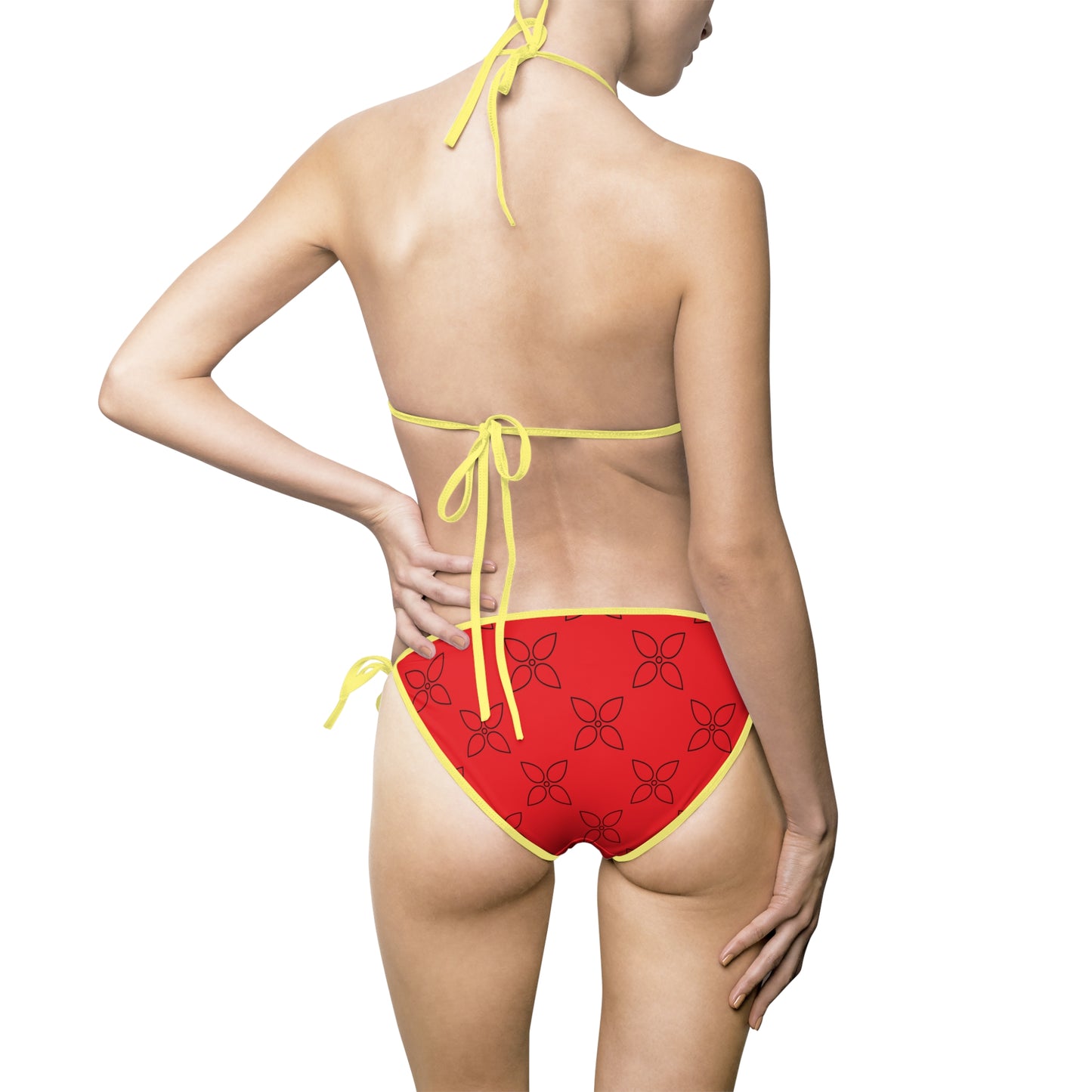 Chic Bikini Set – Elegant & Trendy Badeanzug rot