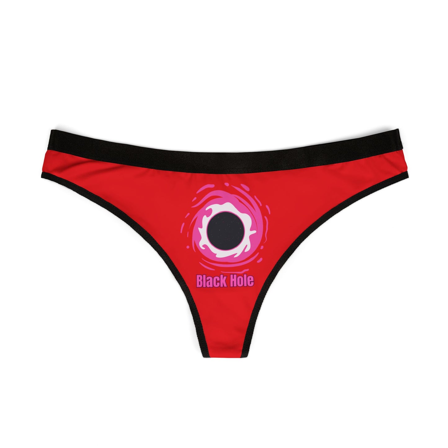 Damen Thong Unterwäsche Bequeme Atmungsaktive Slips Black Hole