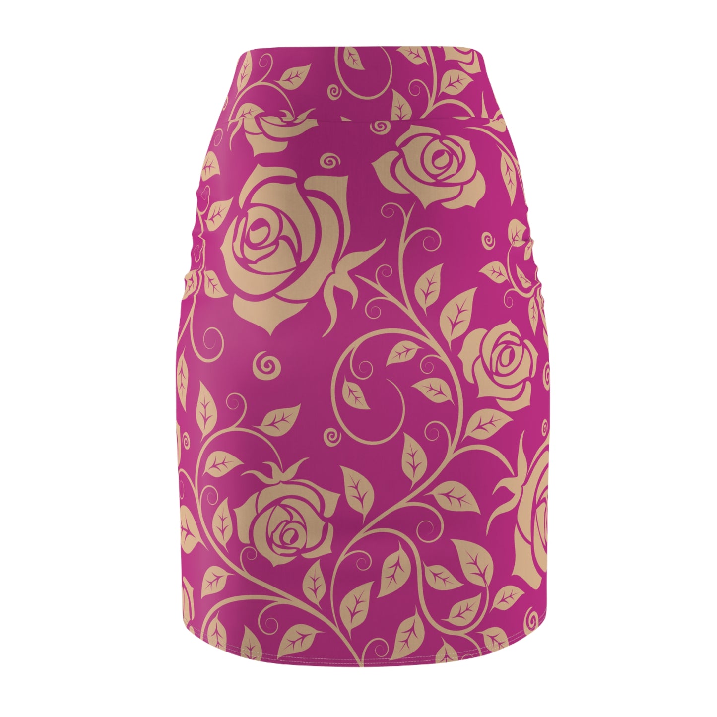 Damen Rock Floral Bleistift Elegant Business Event