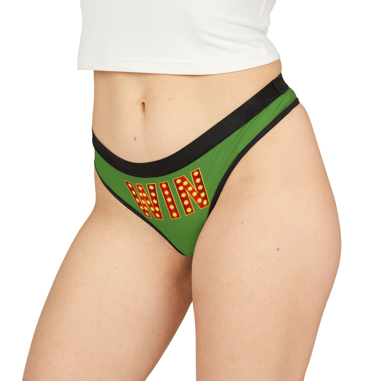 Damen Thong Unterwäsche Bequeme Atmungsaktive Slips Motiv Win