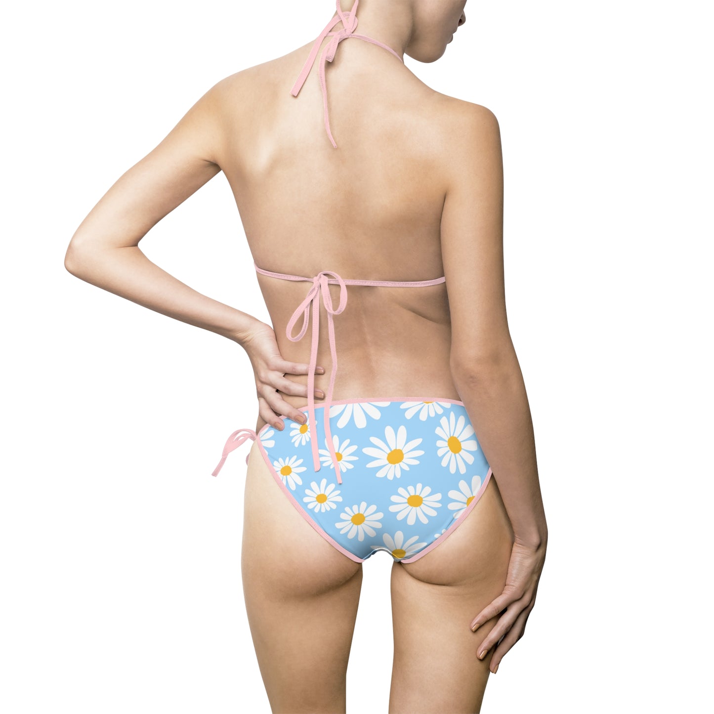 Daisy Bikini Set – Blumen Print Badeanzug