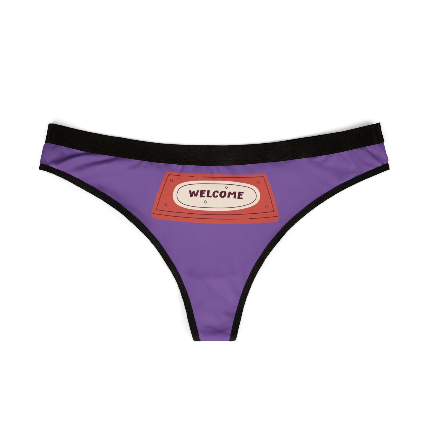 Damen Thong Unterwäsche Welcome Bequeme Slips MauserDesign