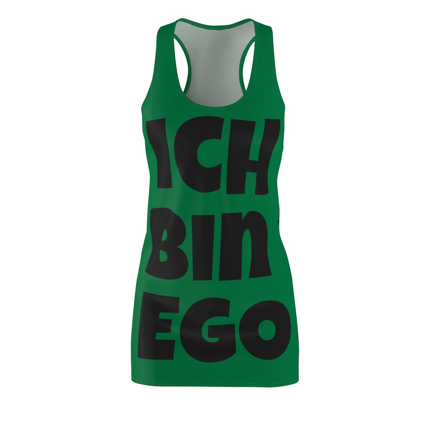 Ich Bin Ego Racerback Kleid – Statement Sommerkleid