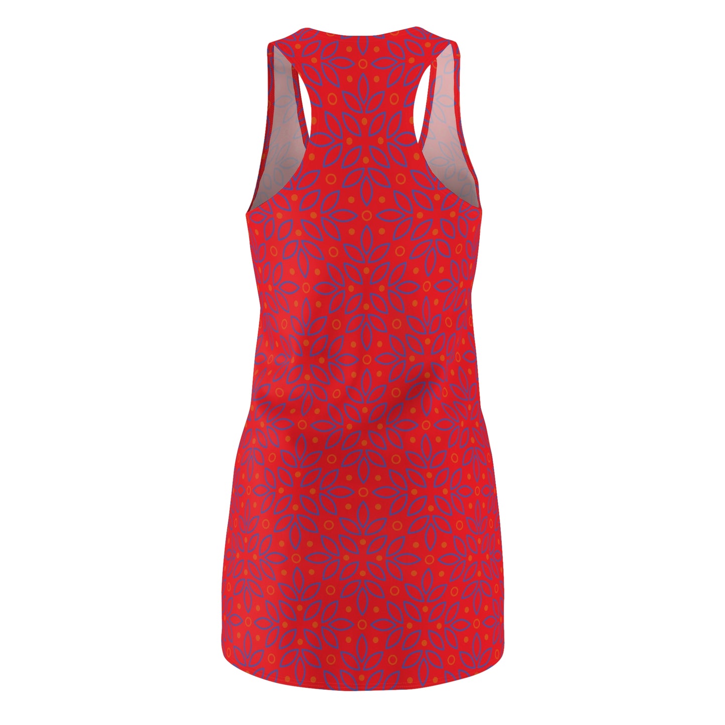 Bunt Floral Racerback Kleid – Sommer Damenmode