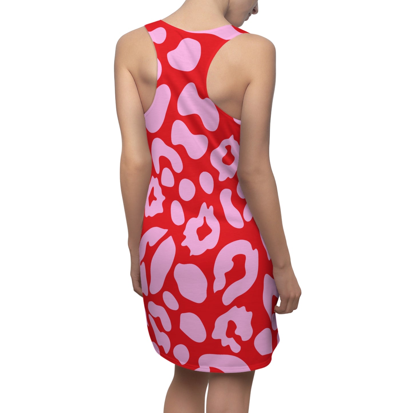 Pink Leopard Racerback Kleid – Trendiges Sommerkleid