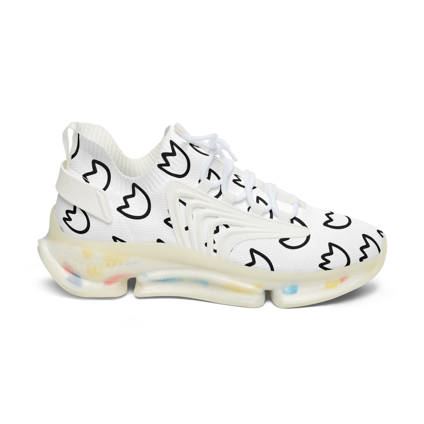Damen Sneaker mit Tulpenmuster – Stylische Sportschuhe