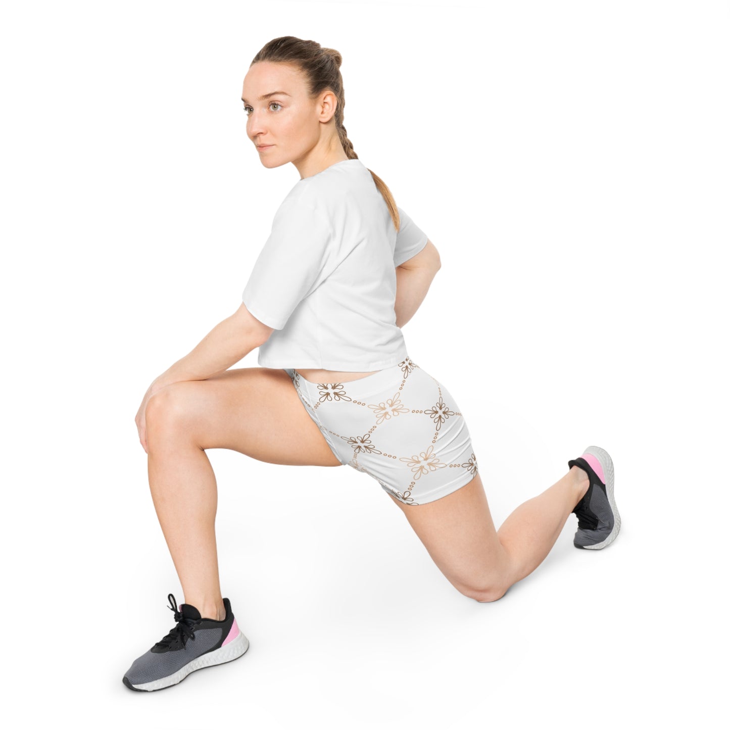 Damen Shorts Elegant Muster Stilvoll Bequem Sommer