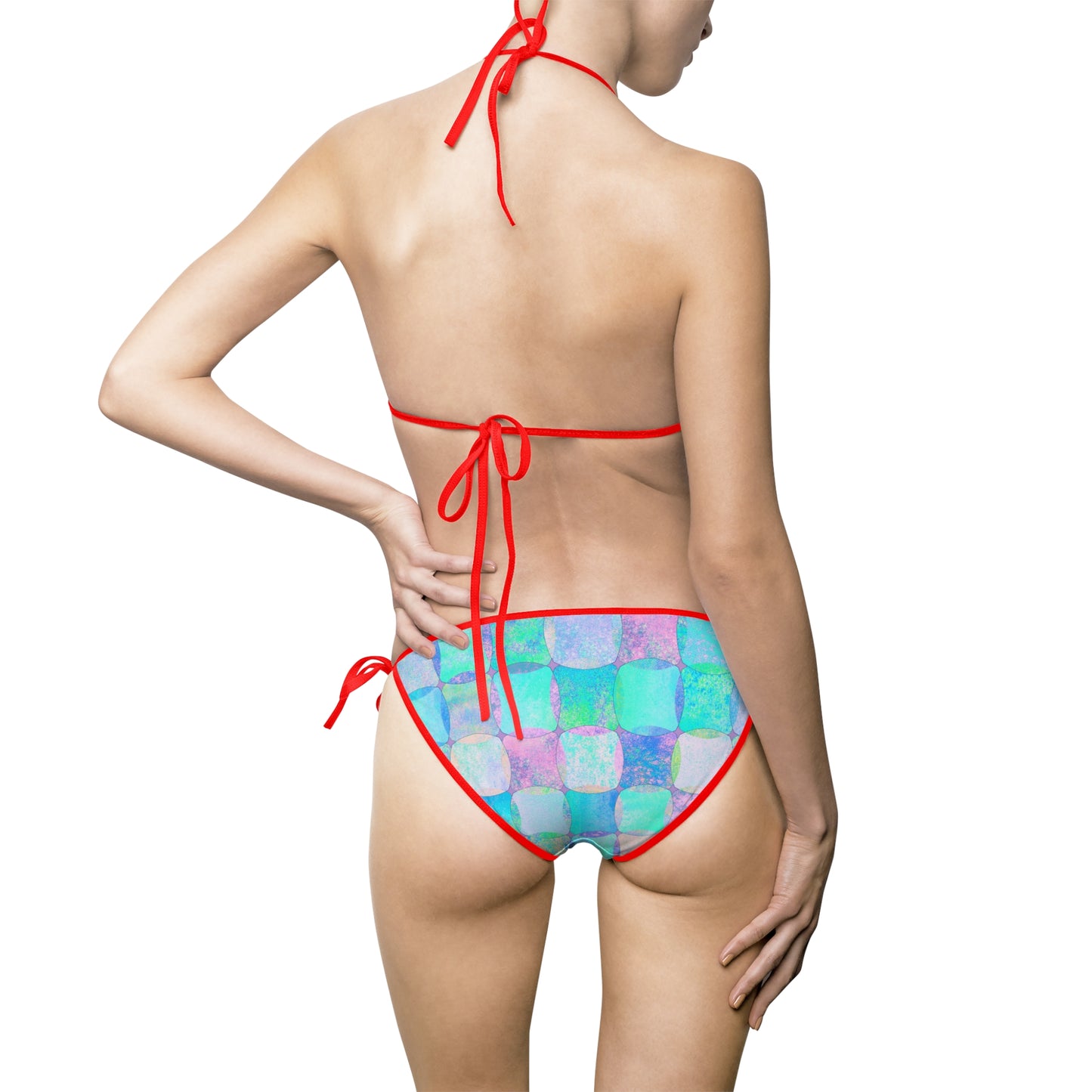 Buntes Bikini Set – Farbenfrohe Sommer Swimwear