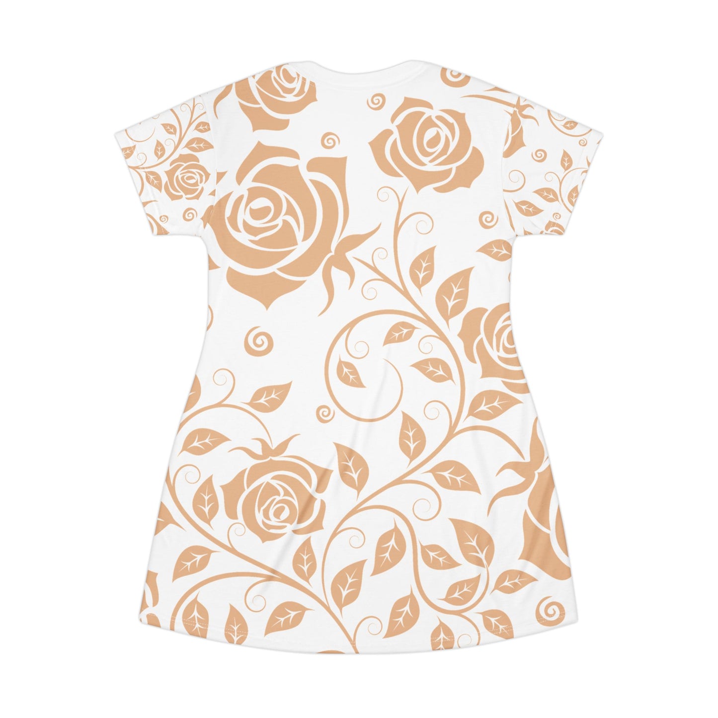 Damen Kleid Blumen T Shirt Style Sommer Boho Casual