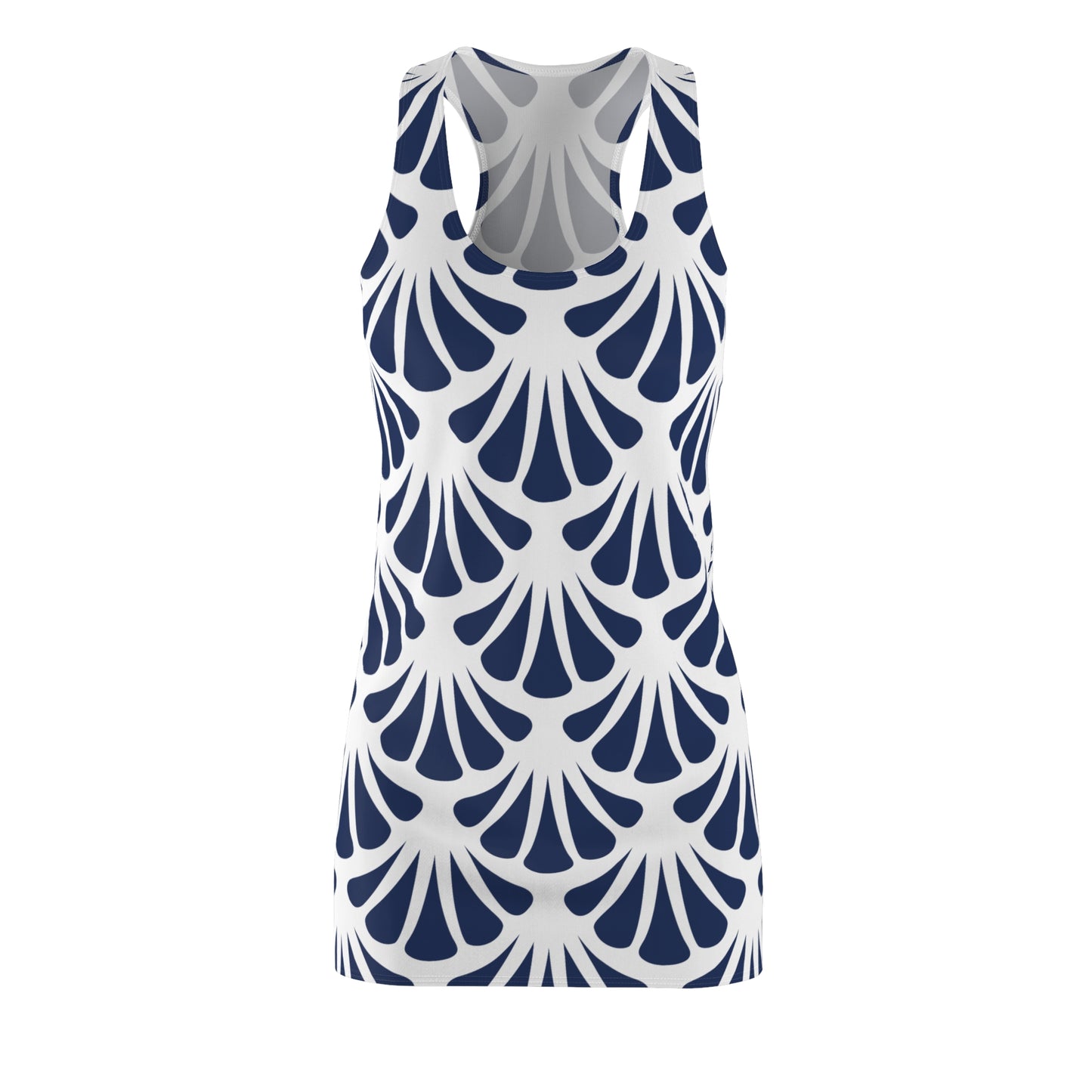 Damen Kleid Nautik Racerback Sommer Strand Casual
