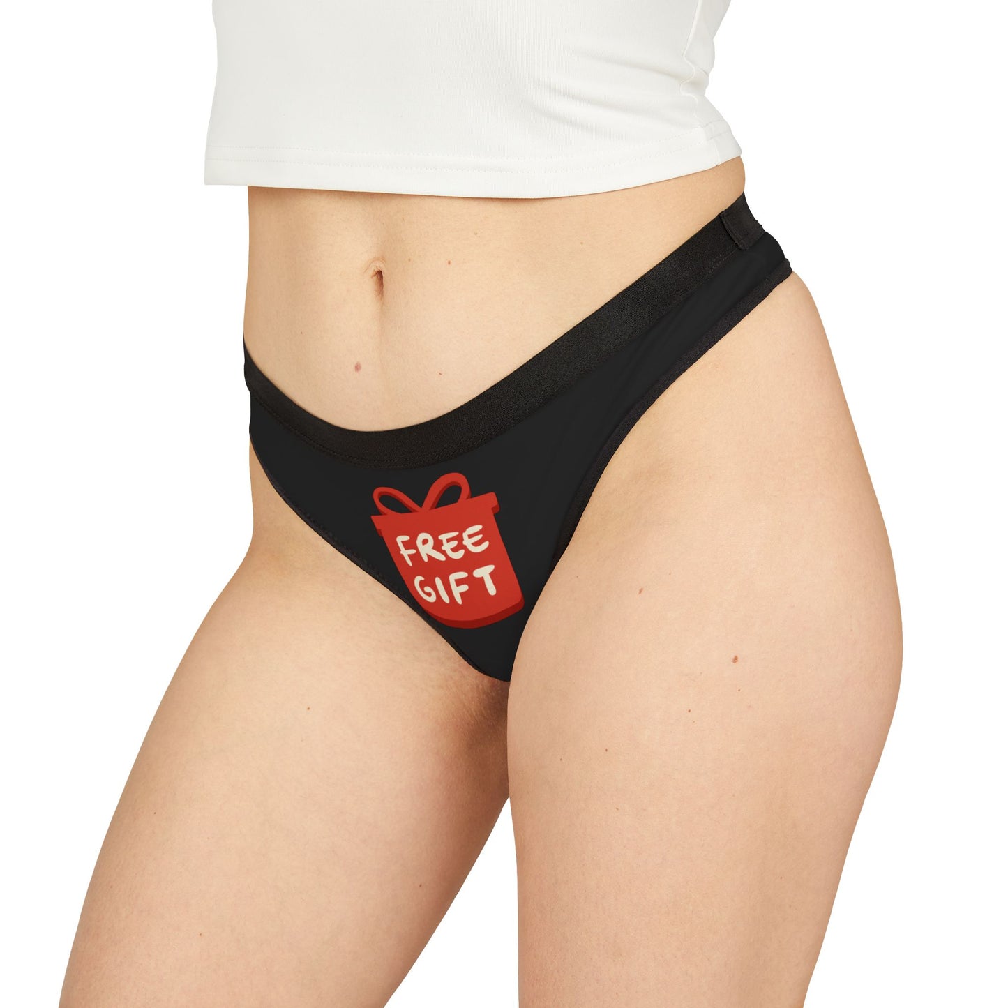 Damen Thong Unterwäsche Bequeme Atmungsaktive Slips Free Print