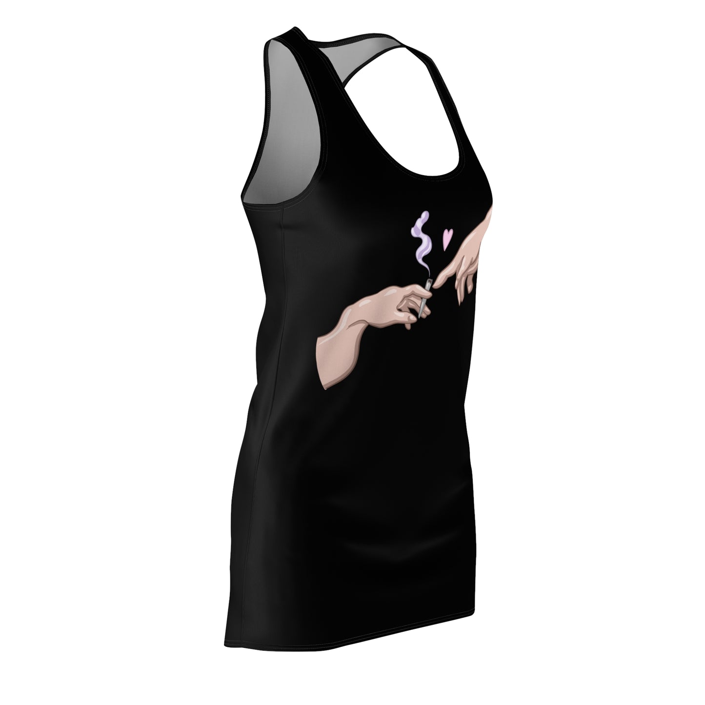 Cannabis Hand Racerback Kleid – Trendiges Festival Outfit