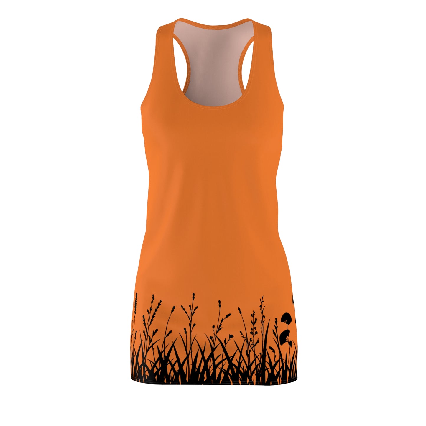 Crusta Floral Silhouette Racerback Kleid – Elegantes Sommerkleid