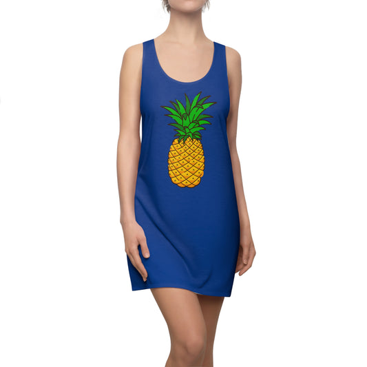 Ananas Racerback Kleid – Tropisches Sommerkleid