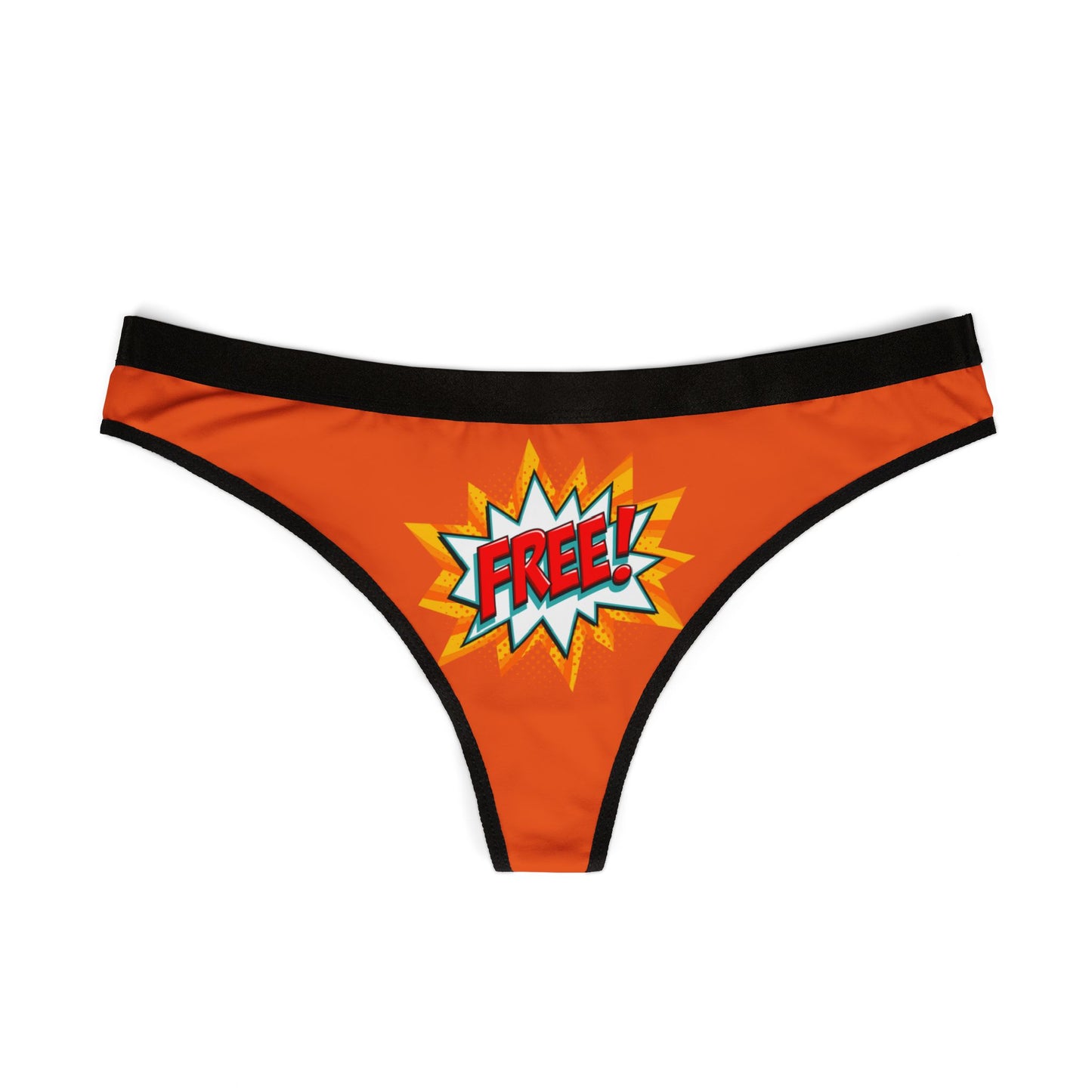 Damen Thong Unterwäsche Atmungsaktive Slips Bequem Free Print