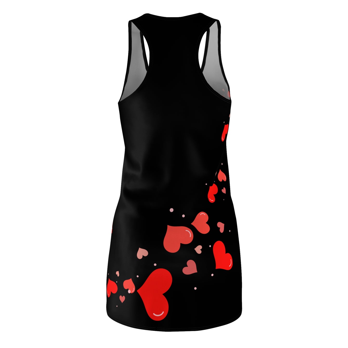 Herz Racerback Kleid – Elegantes Valentinstag Outfit