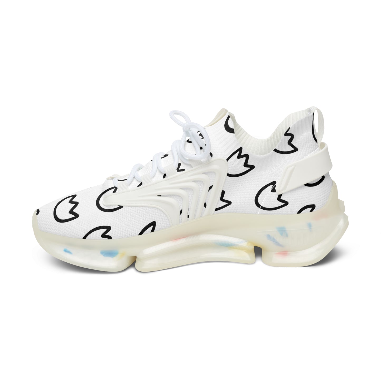 Damen Sneaker mit Tulpenmuster – Stylische Sportschuhe