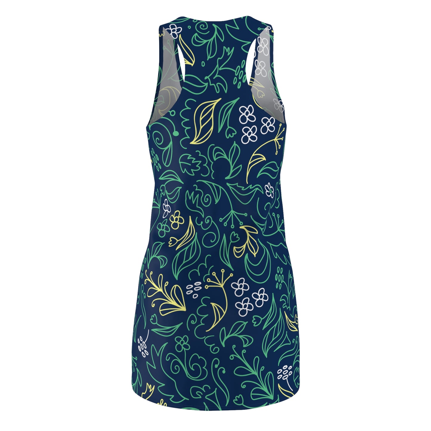 Blumen Racerback Kleid – Sommer Festivals Outfit