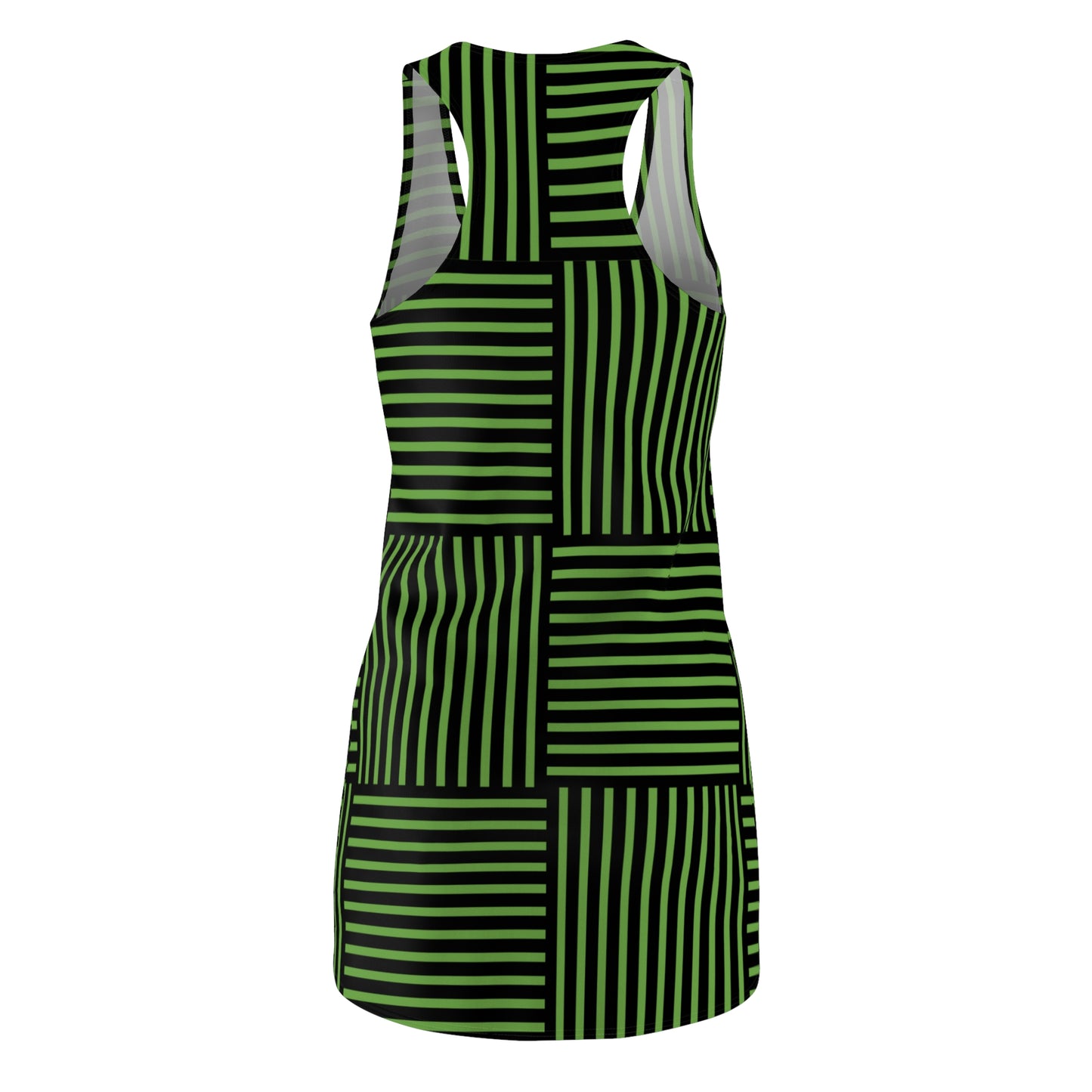 Streifen Racerback Kleid – Modernes Sommerkleid