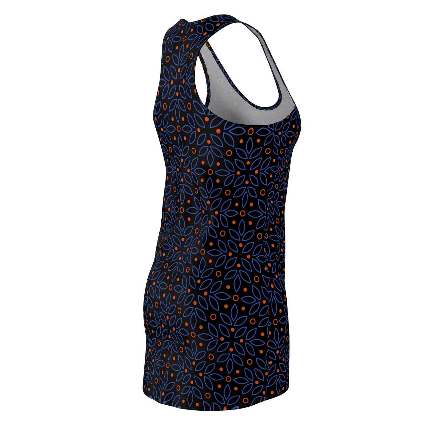 Bunt Floral Racerback Kleid – Sommer Damenmode