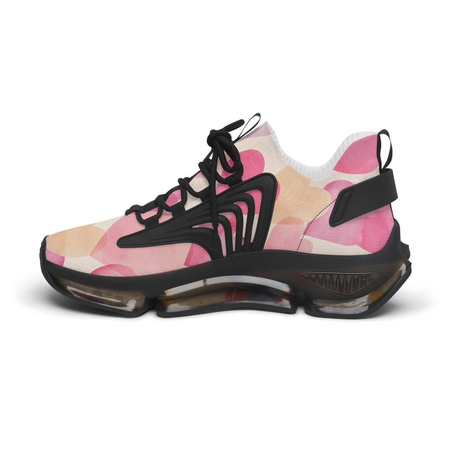 Damen Sneaker mit Herzmuster – Stylische Sportschuhe