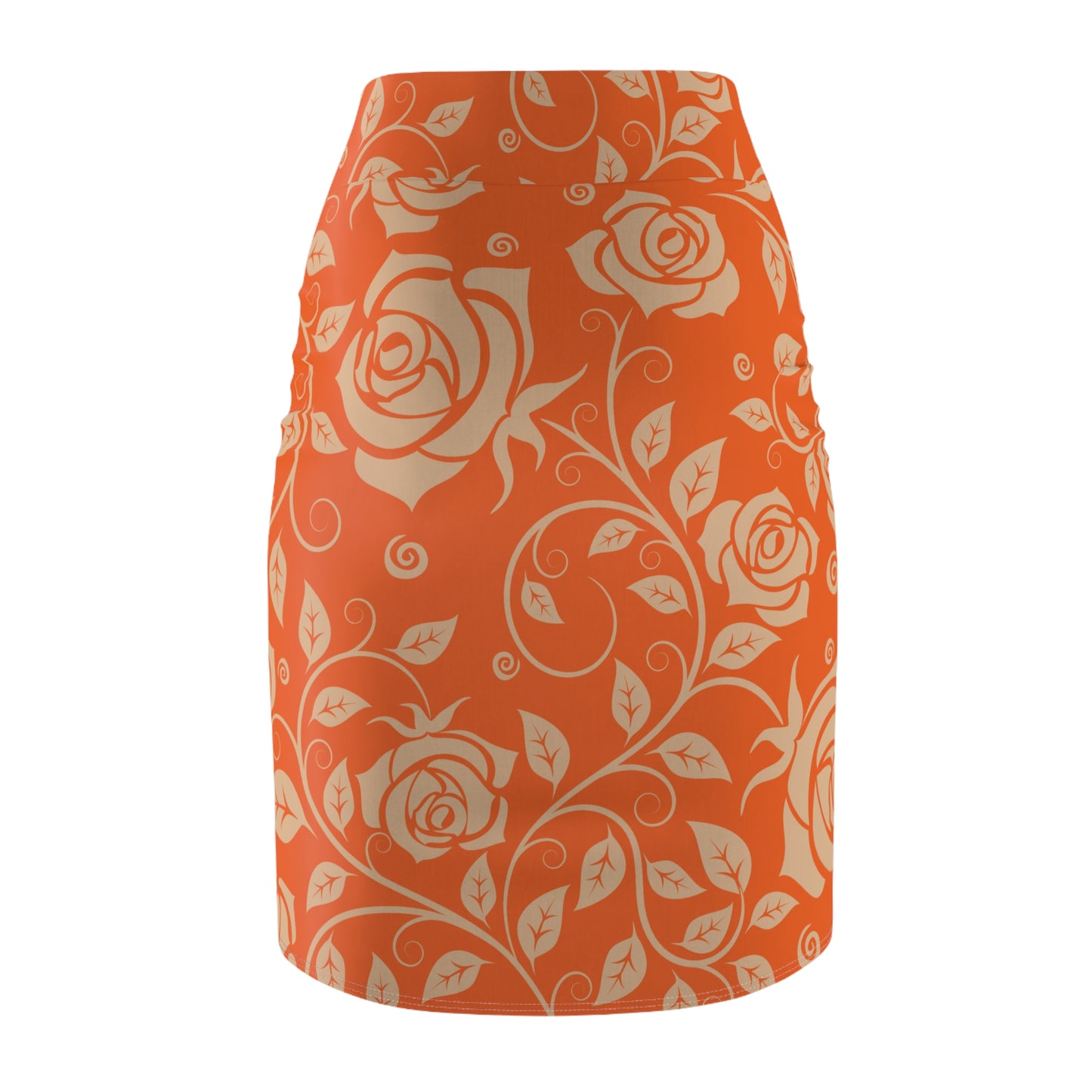 Damen Rock Floral Bleistift Elegant Business Event