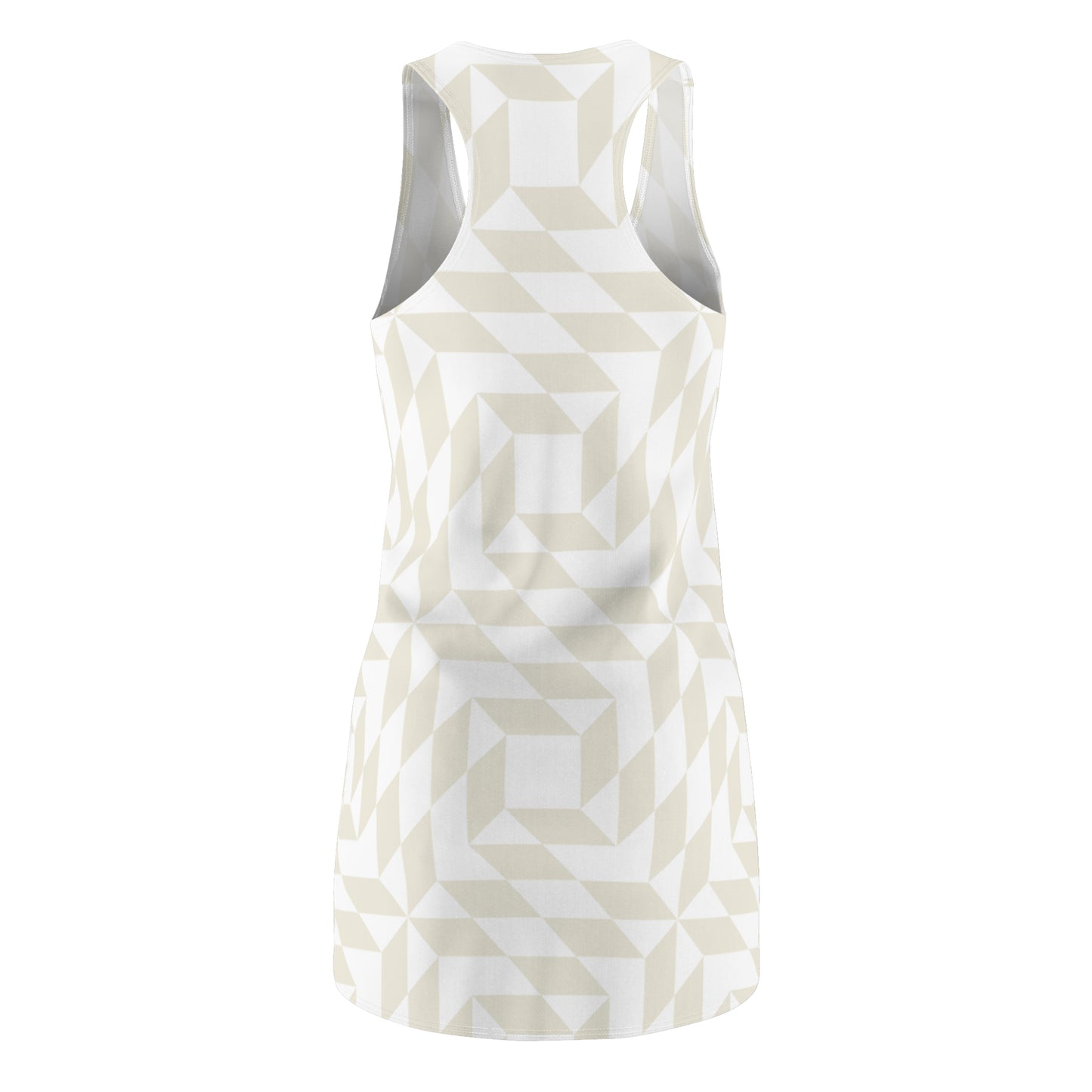 Racerback Kleid Damen – Sommerkleid mit geometrischem Muster