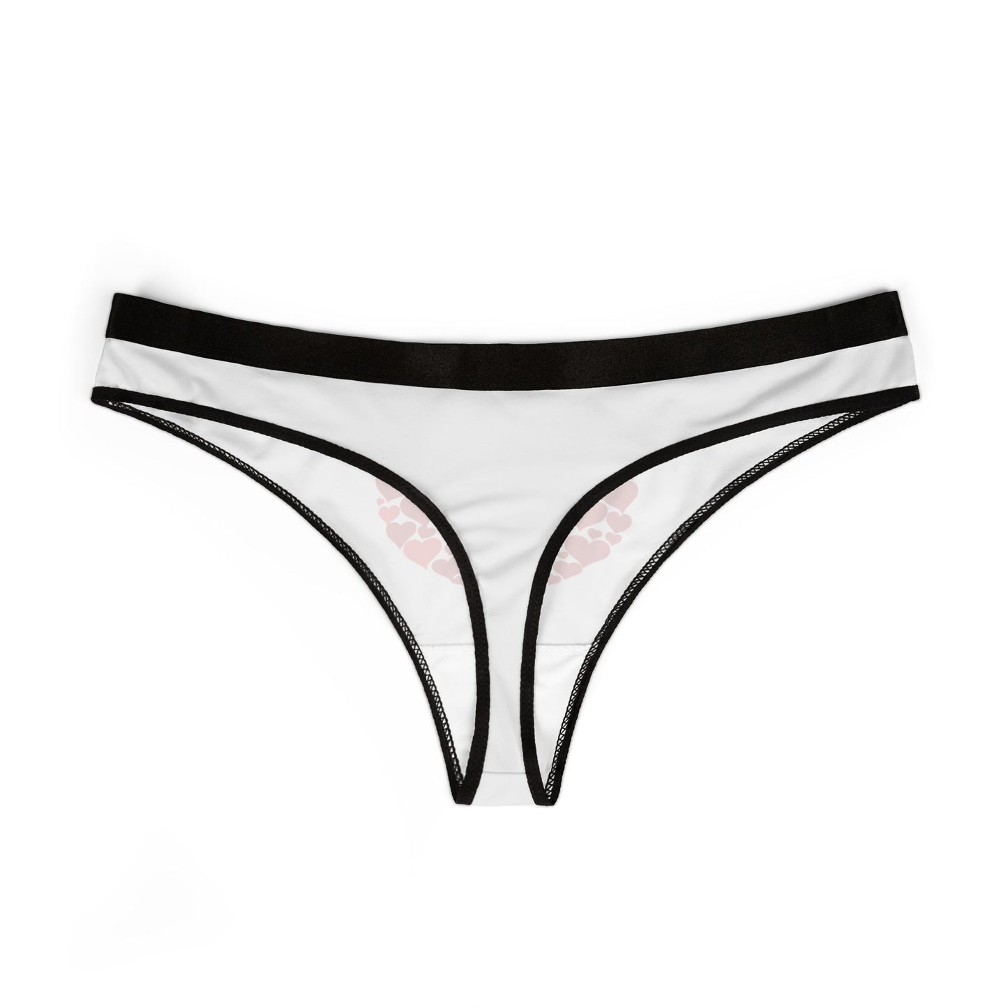 Damen Thong Unterwaesche Bequeme Atmungsaktive Slips mit Herzchen