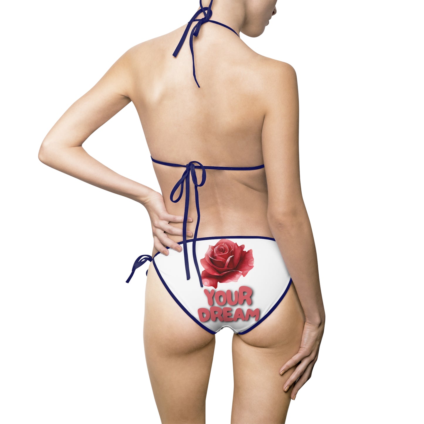 Damen Bikini YOUR DREAM Rosenmotiv Sommermode Strand