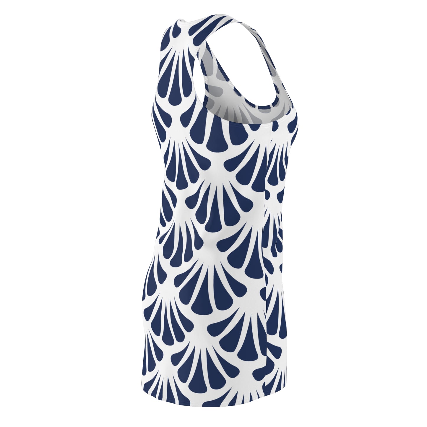 Damen Kleid Nautik Racerback Sommer Strand Casual