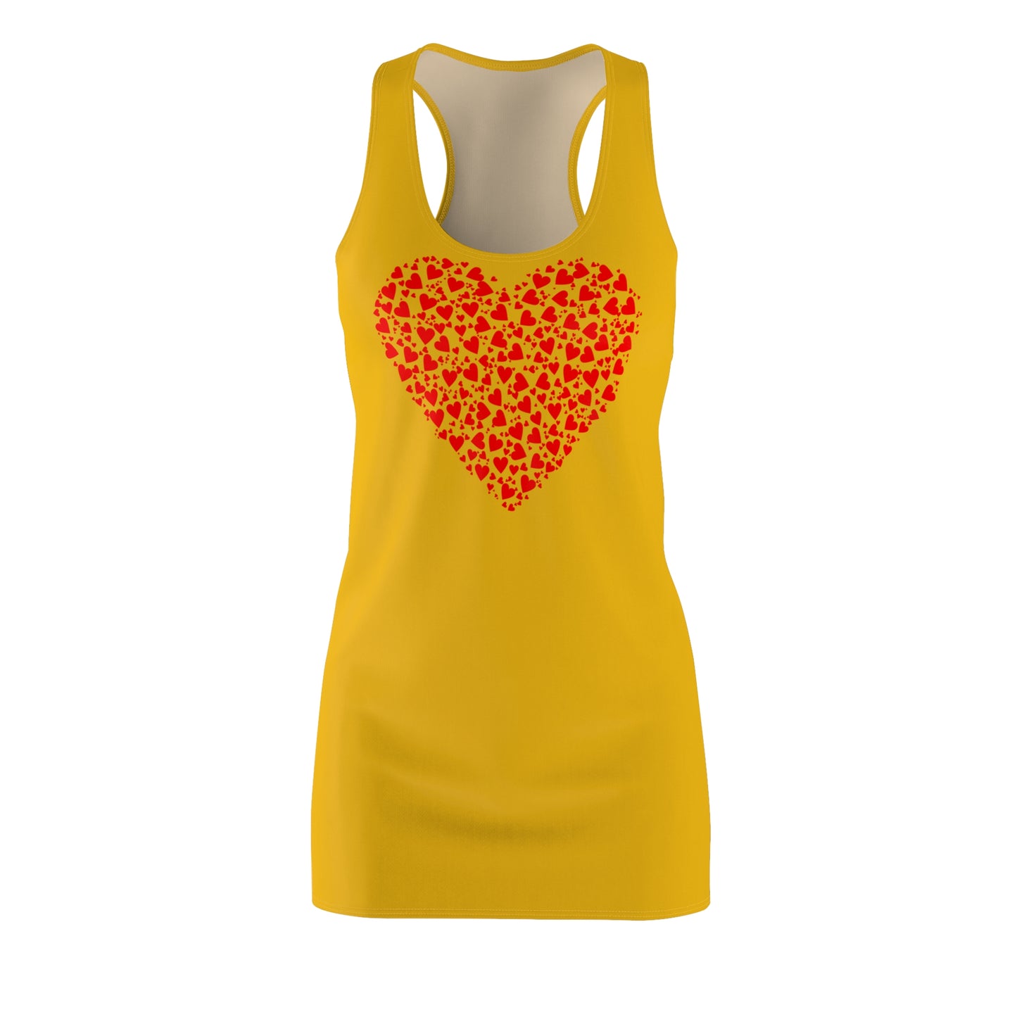 Herz Racerback Kleid – Romantisches Sommerkleid